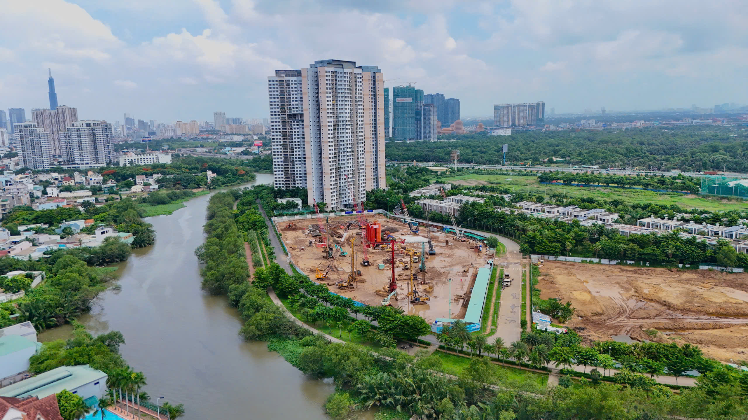 Tiến độ dự án Sun Group Thủ Thiêm thực tế 1