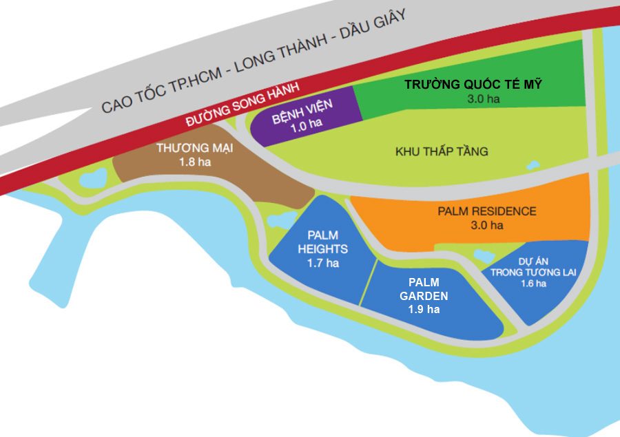 Mặt bằng quy hoạch tổng thể Sun Group Thủ Thiêm